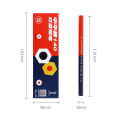 10Pcs Big Pencil,Red&Blue Double-Ended,Medical Science Laboratory Plotting Construction Wood Working Mark Stationery. 