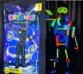 Full Body Glow Costume Kit 136 Pcs Glowing Stick And Ring Set 7 Different Color Long Time Glow UpTo 10 Hours Water Proof Non Leaking High Quality Glowing Costume Kit For Family Fun Time. 