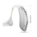 Rechargeable Digital Hearing Aid Adjustable Tone Best Sound Amplifier Portable Deaf Elderly BTE Hearing Aid.
