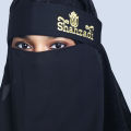 Stylish Embroidered Single Layer Niqab | Shahazadi Niqab | Trendy, Comfortable, Easy-to-Wear Design for Women. 