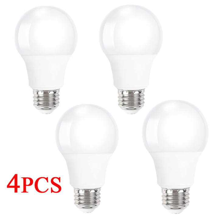 4PCS E27 E14 LED Bulb AC220V SMD2835 3W 6W 9W 12W 15W 18W 20W LED Lamp ...
