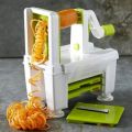 (H). Lakeland Easy Store Spiralizer - White & Green lightly used without box. 