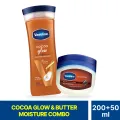 Vaseline Cocoa Glow & Butter Moisture Combo (200+50)ml. 