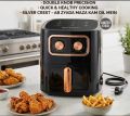 Silver Crest Air Fryer 12 Ltr | Transparent Basket | 2400 Watts | 8 Preset Menu | Touch Control. 