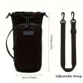 Portable Water Bottle Bag Outdoor Sports Phone Water Bottle Storage Bags Hiking Camping Travel Kettle Bag with Shoulder Straps.