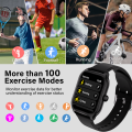 LAXASFIT H9 Smart Watch Men Women Sports Fitness Tracker 2.01 inch HD Screen Bluetooth Talking Smart Watch For Android IOS. 