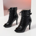 Woman Shoes Ankle Boots Spring Summer Sandals Elegant Party Pole Dance Gladiator Peep Toe Super High Heel  Lace-up Plus Size. 