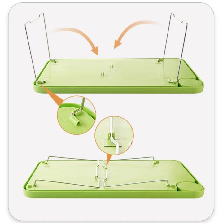 Foldable%20Laptop%20Bed%20Table%20Lap%20Desk%20Portable%20Multi-Function%20Stable%20Tray%20Dining%20Table%20With%20Cup%20Slots%20Household%20%20And%20Dormitory%20-%20Image%204