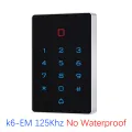 125Khz 13.56Mhz Rfid Card Smart Lock Door Access Control System Standalone RFID Keypad Waterproof Optional Access Controller. 