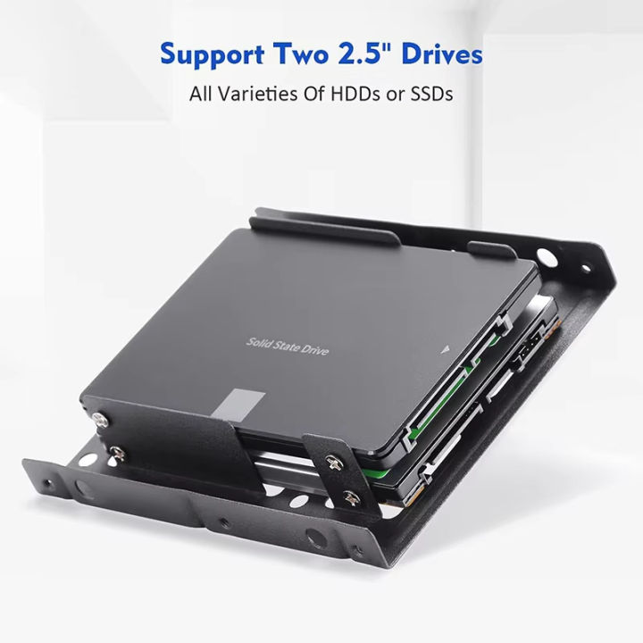2.5%20To%203.5%20Inch%20Hard%20Disk%20Bracket%20Hard%20Dual%20Desktop%20SSD%20Mounting%20Bracket%20Internal%20Adapter%20Support%20Two%202.5"%20HDDs%20or%20SSDs%20Drives%20-%20Image%202