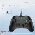 Wired Game Controller for PC PS3 Android TV-BOX Gamepad Joypad with Hall Trigger Dual Vibration Programmable Keys Turbo Button. 