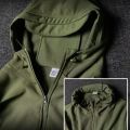 Waterproof Men Camo Set Soft Shell Fleece Winter Combat Suit Windbreak Warm Multi Pocket Outdoors Training Uniform.