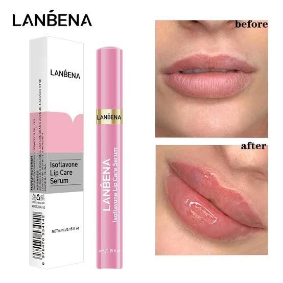 LANBENA Lip Care Serum Moisturizing Repairing Lip Plumper Lip Mask Increase Lip Elasticity Reduce Fine Lines Resist Aging Beauty-15ml