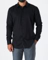 men's long sleeve black shirt casual men's full sleeve shirt. 