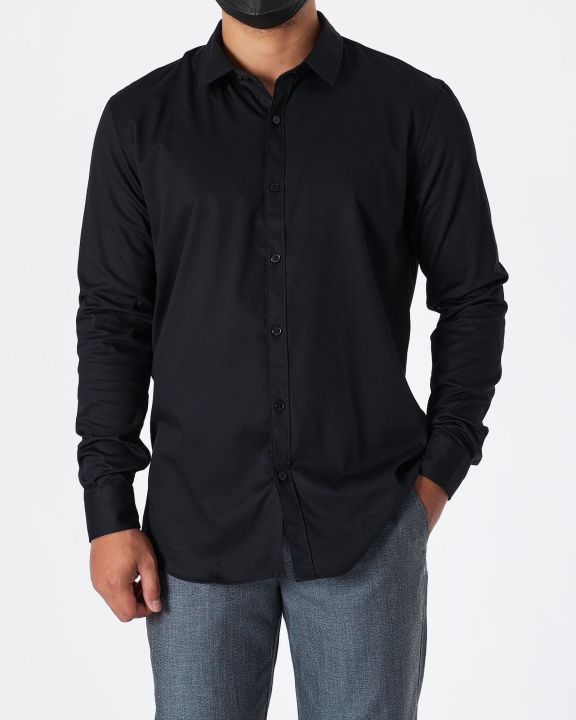 men's%20long%20sleeve%20black%20shirt%20casual%20men's%20full%20sleeve%20shirt%20-%20Image%204