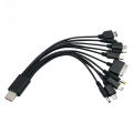 1/3/6pcs Universal 10 In 1 USB Multi Function Charger Retractable Portable Phone Cable For Various Cellphone Charging Cable Cord.