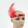 Gatsby feather sequins headband women Classic hair accessories fancy old kids retro party ornament adult cosplay pageant party cosplay pageant. 