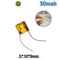 Small Mini 3.7v ( 1 pcs original ) Airpods Battery 25mah 450909 Rechargeable Lipo Battery for Wireless Earphone Earbuds Hearing Aids. 