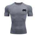Compression T-Shirt Men Bodybuilding Sportswear Short Sleeve Quick Dry Workout Shirts Sport Tops Tee Gym Running T-shirt Men. 