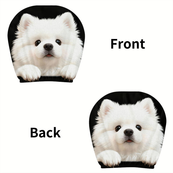 2pcs%20Cute%20Pomeranian%20Print%20Car%20Headrest%20Covers%20%7C%20Easy-to-Install%20and%20Wash,%20-%20Image%202