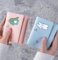 Hajvery   Multi Card Slots Cute Women Wallets Lighteeight Cute Three Fold Card  Bag For Casual Use Carry Young Girls Student Gift Item. 