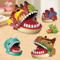 Dinosaur Teeth Toys, Biting Finger Dentist Games Tabletop Random Levels Simulation Model Triangular Dragon Double Crown Dragon. 