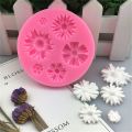 3D Flower Silicone Molds Fondant Craft Cake Candy Chocolate Sugarcraft Ice Pastry Baking Tool Mould. 