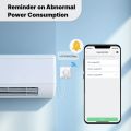 MOES Tuya Matter Smart Plug WiFi Socket 16A Outlet with Power Monitoring Remote Control Works with  Home  Alexa. 