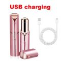 Portable Lipstick Shaped Electric Hair Remover For Women Painless And Effective Facial Hair Removal Home Razor Shaver Tool. 