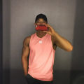 Men's Summer New Fitness Tank Top Gym Workout Sleeveless Shirt Running Apparel Stringer Single Shirt Summer Casual Vest. 