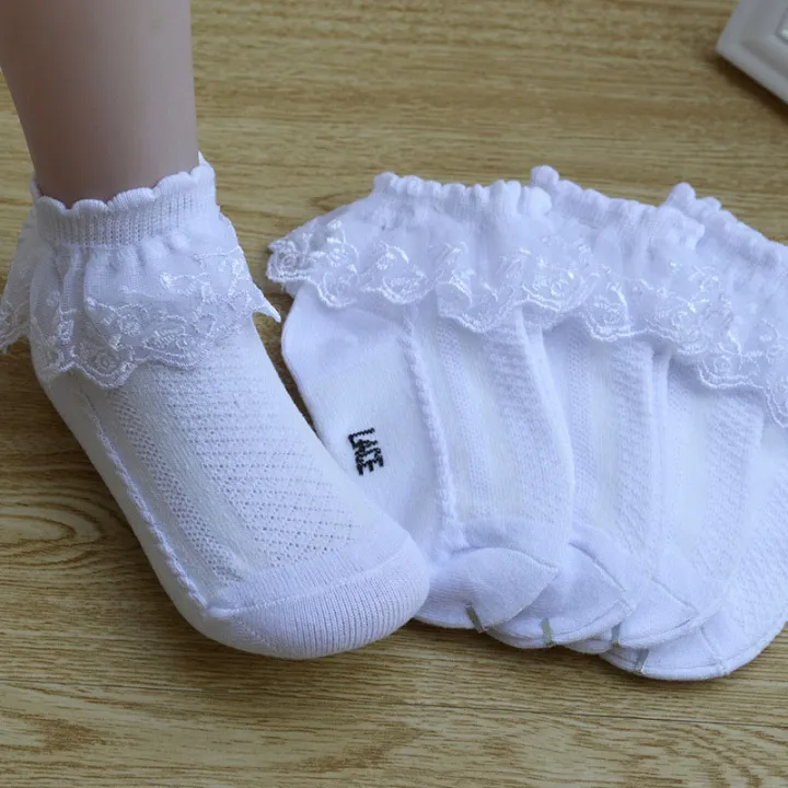 10%20Pairs/lot%20Baby%20Girls%20Kids%20Socks%20Lace%20Ruffle%20Princess%20Mesh%20Children%20Ankle%20Short%20Breathable%20Cotton%20White%20Pink%20Blue%20Toddler%20Sock%20-%20Image%202