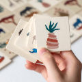 32pcs Memory Matching Games Wooden Memory Game For Kids Educational Toys Find Different Games For Children Boys And Girls. 