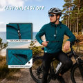 WOSAWE Men's Cycling Jacket Windbreaker Hooded Jacket Bike Wind Cutter Vest Windproof Short Winds Cycling Rainproof Jacket. 