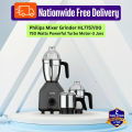 Philips Mixer Grinder HL7757/00 – 750 Watts Powerful Turbo Motor-3 Jars.