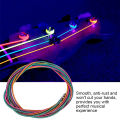 4 Colorful String Electric Bass Strings Set Guitar Strings Set Light Gauge .046 To .100 DIY Stainless Steel Strings Set. 