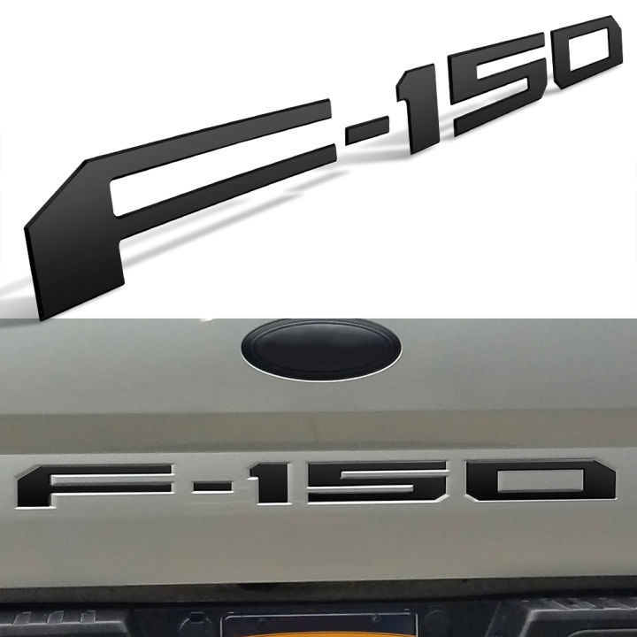 F-150 Emblem Badge Sticker Black Tailage Rear Sticker for Ford F-150 GT Car Styling Ford Trunk Stiicker Ford Accessories