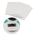 50 Sheets Ceramic Fiber Paper Square Microwave Kiln Papers Glass Fusing Paper for Household DIY Craft 80x80mm. 