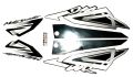 Honda Dio Black White Type 5 Full Sticker. 