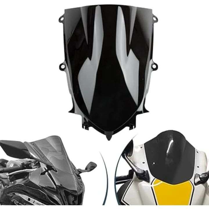 Front Motorcycle Windshield Windscreen for Yamaha YZF R6 2017-2025 R7 2021-2025