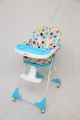 Infantes Baby High Chair Adjustable Baby Highchair with Table and Wheels. 