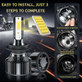 ZTZPIE Car Light 200000lm 300w LED  Headlight Bulbs H1 H7 H11 9005HB3 9006HB4 Spotlight 20 Core High-power Fog Light 12v. 