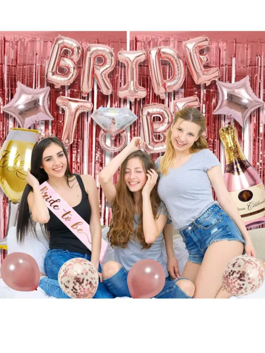Bachelorette%20Party%20Decorations%20-%2034pcs%20Bride%20To%20Be%20Decoration%20Set%20Combo%20%7C%20Bride%20To%20Be%20Foil%20Balloon%20Banner%20%7C%20Bride%20To%20Be%20Sash%20And%20Crown%20%7C%20Rose%20Gold%20Metallic%20Balloons%20%7C%20Bride%20To%20Be%20Props%20-%20Image%206
