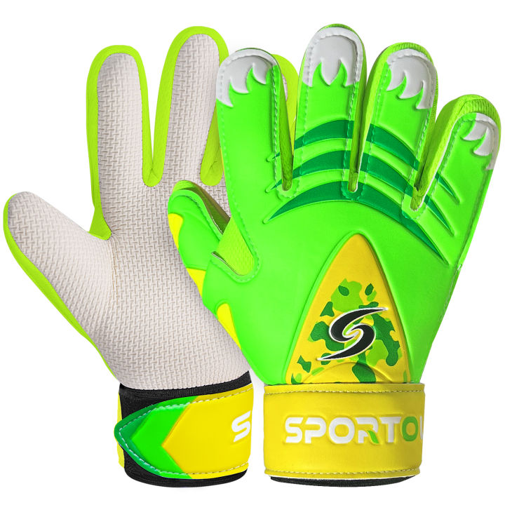 Professional Goalkeeper Gloves with Wrist Protection - Non-Slip and Wear-Resistant Latex for Football Players