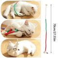 1 Piece Interactive Teeth Grinding Cotton Rope Cat Toy Play Teeth Grinding Daily Interactive Teasing Stick. 