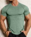 New Tight Sport T-Shirt Quick Drying Fitness Sportswear Short Sleeve Tops Running Training Shirt Summer Compression T-Shirts Men. 