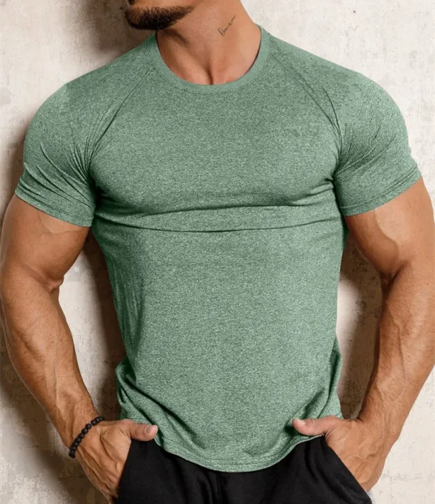 New%20Tight%20Sport%20T-Shirt%20Quick%20Drying%20Fitness%20Sportswear%20Short%20Sleeve%20Tops%20Running%20Training%20Shirt%20Summer%20Compression%20T-Shirts%20Men%20-%20Image%206