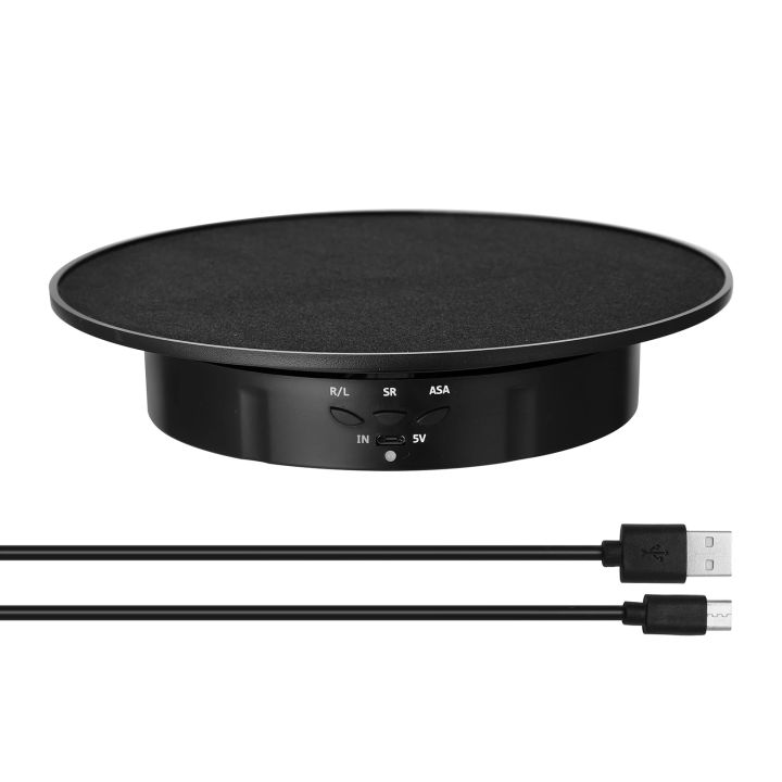 3%20Speeds%20Electric%20Rotating%20Display%20Stand%20Mirror%20360%20Degree%20Turntable%20Jewelry%20Holder%20Battery%20for%20Photography%20Video%20Shooting%20Props%20-%20Image%204