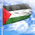 Palestine National Flag 90x150cm Palestinian National Country Flags Polyester Palestine Large Flag for Party Festival Parade. 