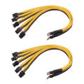S7 S9 To 5X PCI-E Pcie 6Pin GPU Graphics Card Splitter Power Cable BTC Miner Bitcoin S11 T9+X10 L3+A3 A841 M3 P3 2/4/8pcs.