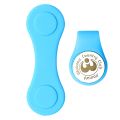 Silicone Golf Ball Marker Holder Strong Magnetic Mini Golf Position Calibration Clamp Professional Folding Useful Golf Supplies. 